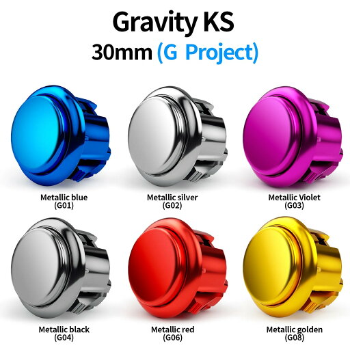 Qanba アケコン ボタン 静音 2個セット Qanba Gravity KS G Project 24mm 30mm 2pcs スイッチ 30mm Qanba重力アセンブリ 音: 45db (通常のアーケードボタン65db) 耐久性: 機械式7000万回 (通常のボタンの70倍) 応答: 作動点1.5mm プレス荷重50g Qanba アケコン ボタン 静音 2個セット Qanba Gravity KS G Project 24mm 30mm 2pcs スイッチ 30mm Qanba重力アセンブリ 音: 45db (通常のアーケードボタン65db) 耐久性: 機械式7000万回 (通常のボタンの70倍) 応答: 作動点1.5mm プレス荷重50g