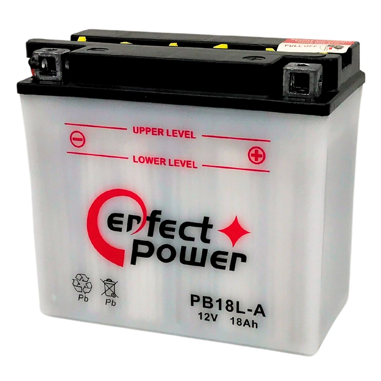 パーフェクトパワー PB18L-A 開放型バッテリー バイク 除雪機【互換 YB18L-A FB18L-A】ホンダ除雪機