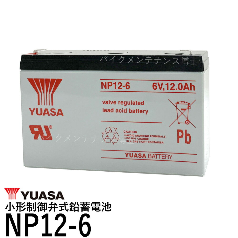 台湾 ユアサ YUASA NP12-6 シールドバッテリー 小形制御弁式鉛蓄電池 UPS 互換 LC-R0612P FM6120 SN12-6 NP12-6 WP12-6S