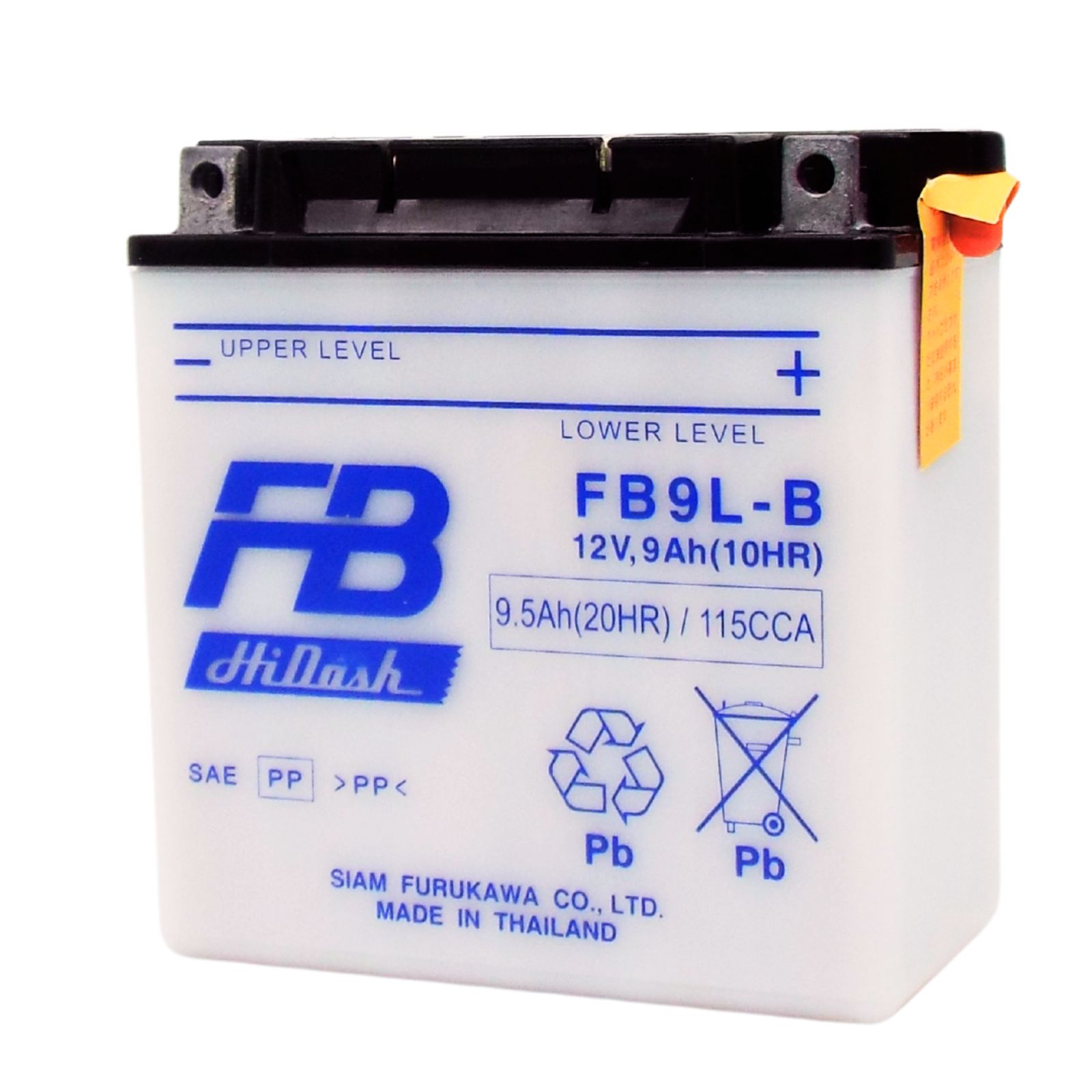 古河電池 FB9L-B 開放型バイクバッテリー 液別【互換ユアサYB9L-B】FB フルカワ