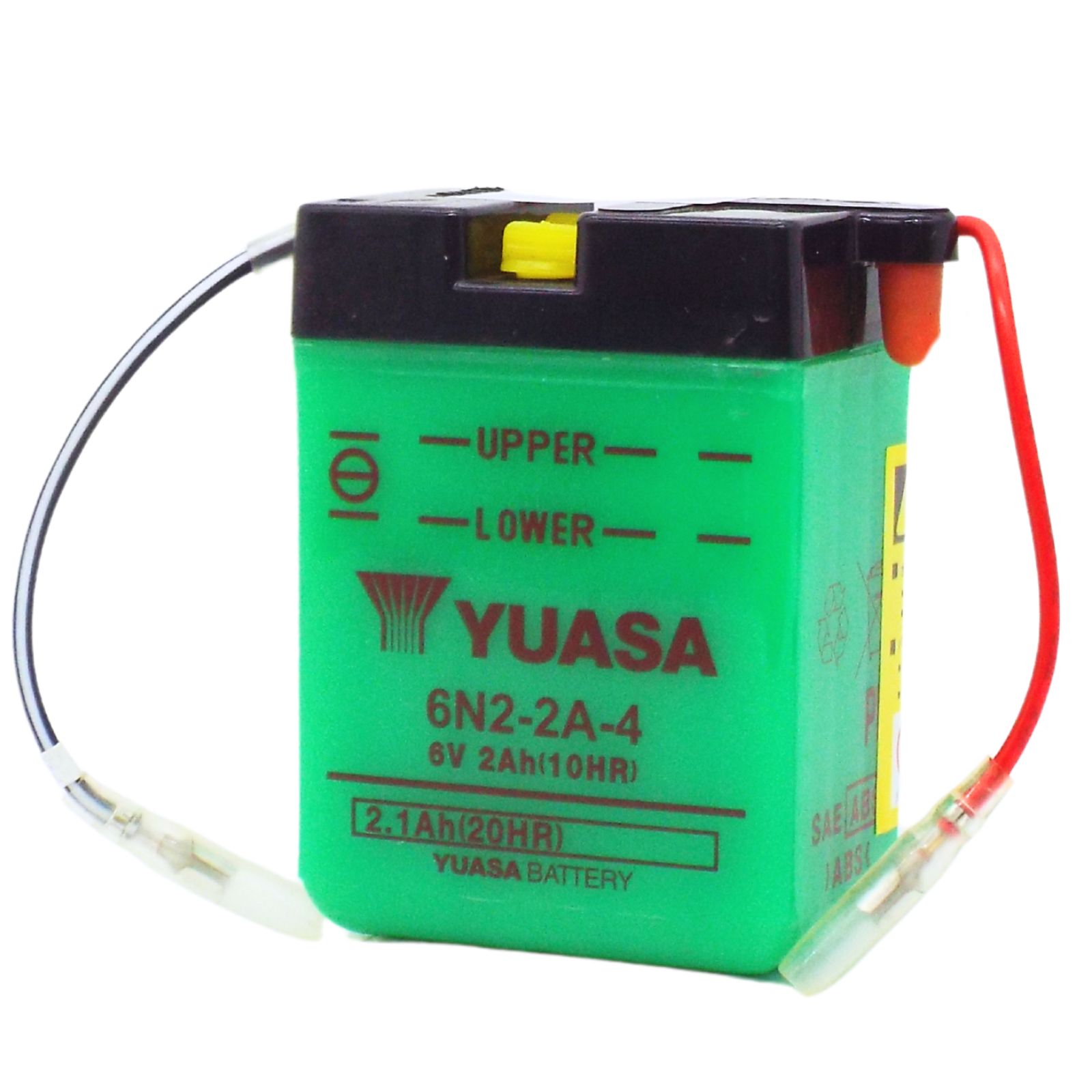 台湾ユアサ YUASA 6N2-2A-4 開放型 6Vバイクバッテリー 液別