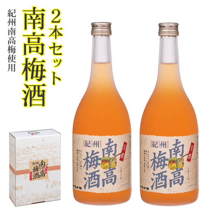 梅酒 ギフト 紀州 南高梅酒 2本セット 完熟 南高梅 梅酒セット プレゼント お中元 敬老の日 お歳暮 母の日 父の日