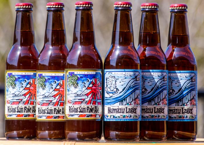 工場直送　アスルクラロラベル3本とライジングサンペールエール3本　セット　ベアードビール　エコ梱包【熨斗不可】