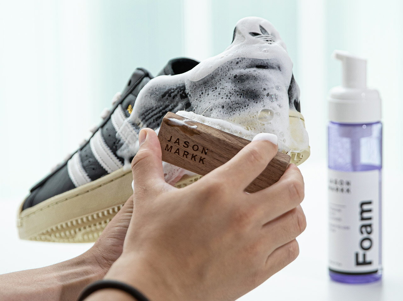 JASON MARKK PREMIUM SHOE CLEANING BRUSH(4383)クリーナー 汚れ落とし グッズ 小物 スニーカー シューズ フットウェア 靴 ケア XX05P3B