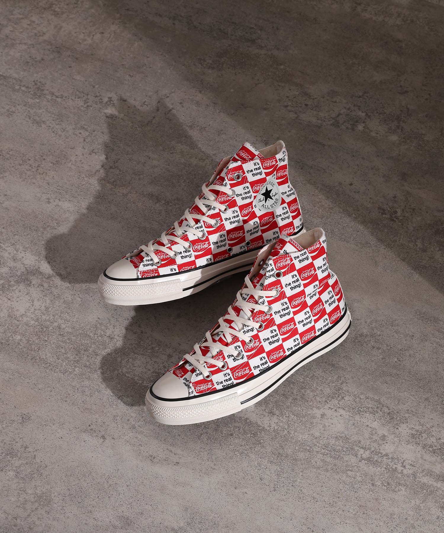 CONVERSE ALL STAR US Coca-Cola CK HI(31312060)【コンバース オールスター US コカ・コーラ CK ハイ】国内正規品 コラボ メンズ シューズ スニーカー 靴 フットウェア カジュアル ストリート アメカジ ハイカット キャンバス ラバーソール 24SS 春夏 新作