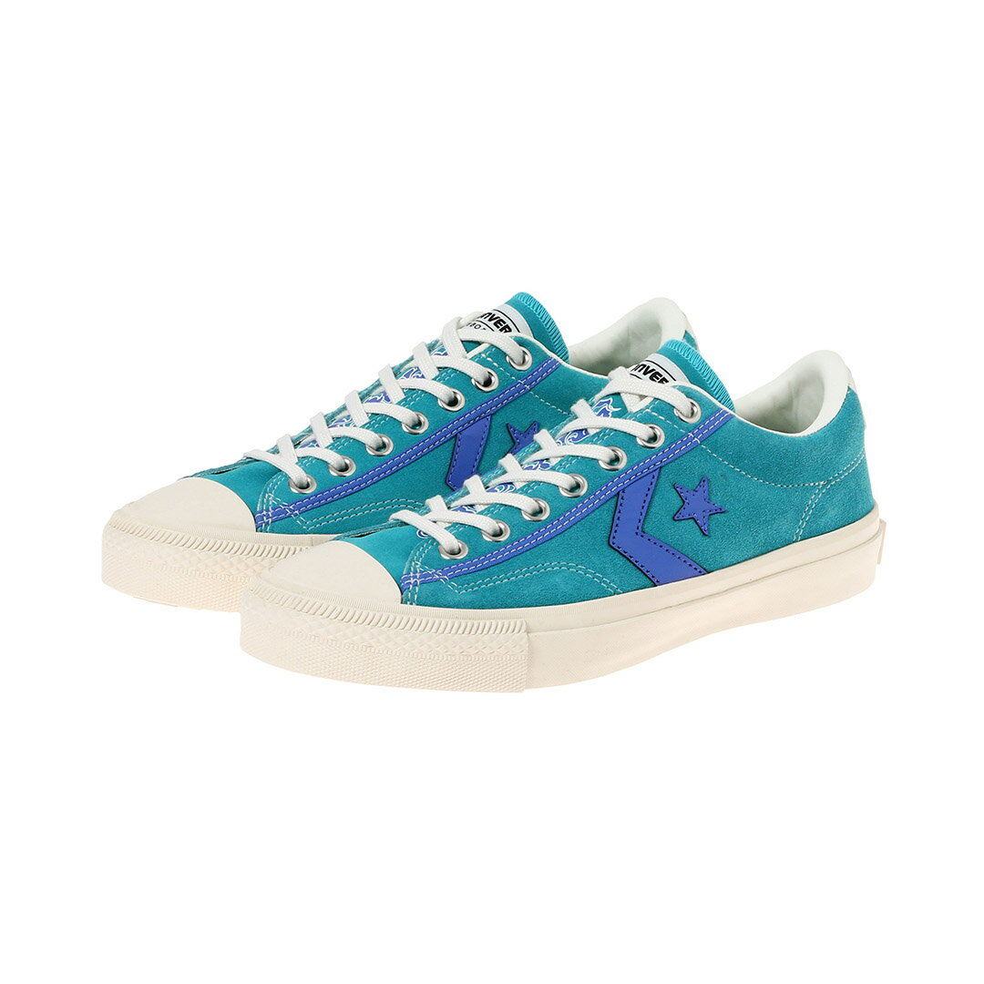 converse BREAKSTAR SK SAYHELLO OX +(34201070 )【コンバース ブレイクスターSKセイハローOX+】正規品 メンズ シューズ スニーカー 靴 フットウェア コラボ ローカット カジュアル ストリート スポーティー ポップ スケートボード ブルーグリーン 26~29cm