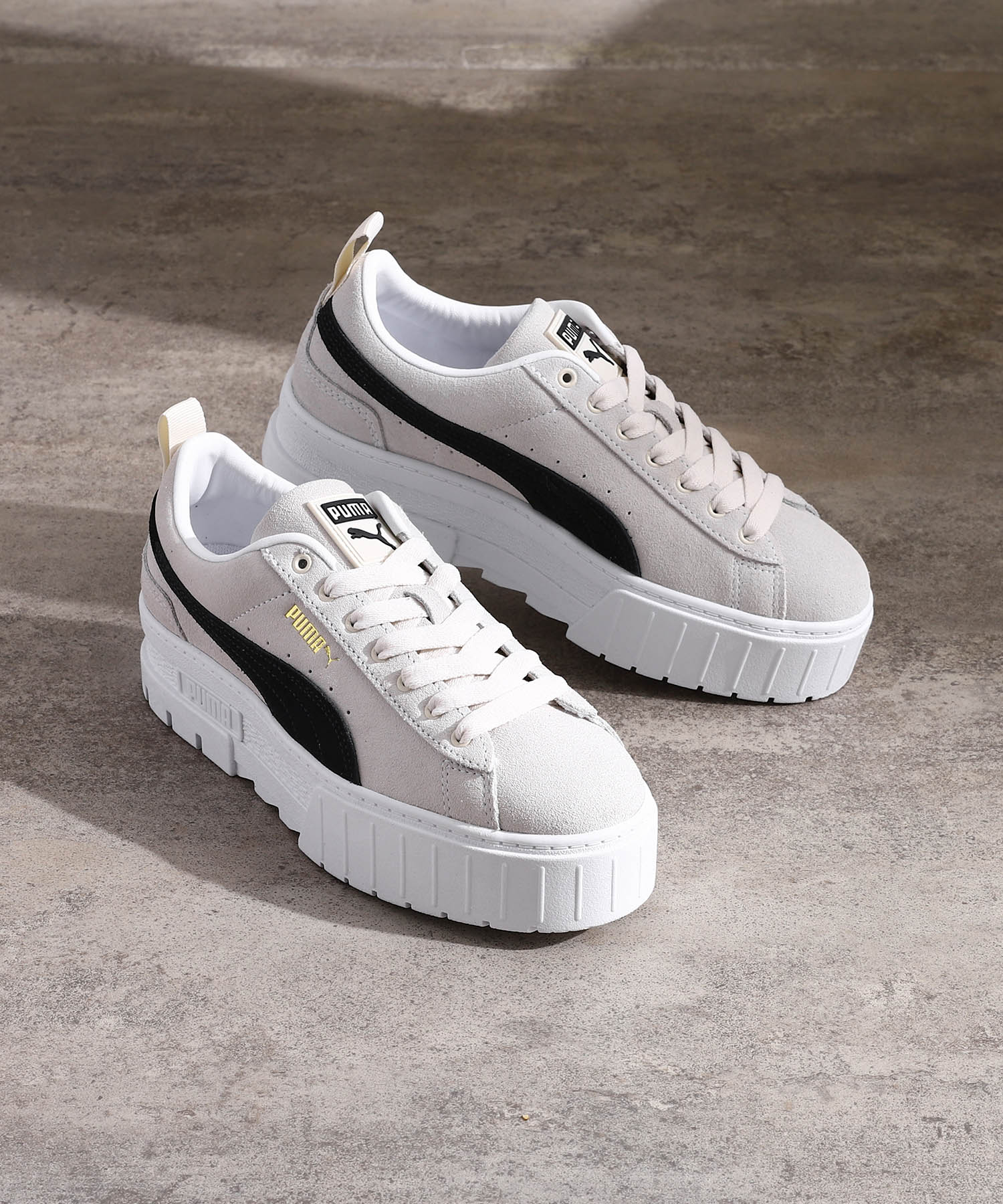 PUMA MAYZE WMNS(380784-02)yv[} CY EBYzKi fB[X V[Y Xj[J[ C tbgEFA JWA Vv Xg[g X|[eB[  [Jbg I[V[Y zCg23~24.5cm Xj[J[