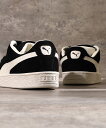 PUMA × PLEASURES SUEDE XL XLD(39605701)【プーマ×プレジャーズ スエード XL XLD】国内正規品 コラボ メンズ シューズ スニーカー 靴 フットウェア ストリート カジュアル スポーツ 26.0～28.0cm 黒 ブラック ローカット 本革 3