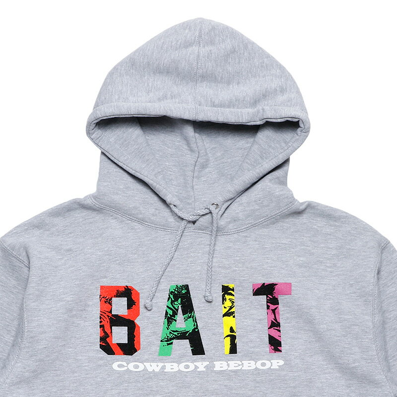 【残り1点 XXLサイズ】BAIT×COWBOY BEBOP BAIT LOGO HOODY(216-CBB-PRK-001)【ベイト×カウボーイビバップ ロゴフーディ】国内正規品 コラボアイテム メンズ トップス パーカー SFアニメ サンライズ