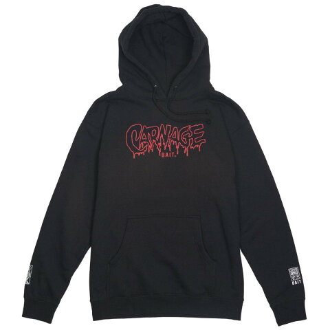 【OUTLET特価】BAIT【1911_MRV】CARNAGE LOGO HOODIE(197-MRV-PRK-001)【ベイト】【メンズファッション】【トップス】【パーカー】【フードパーカー】【スパイダーマン】