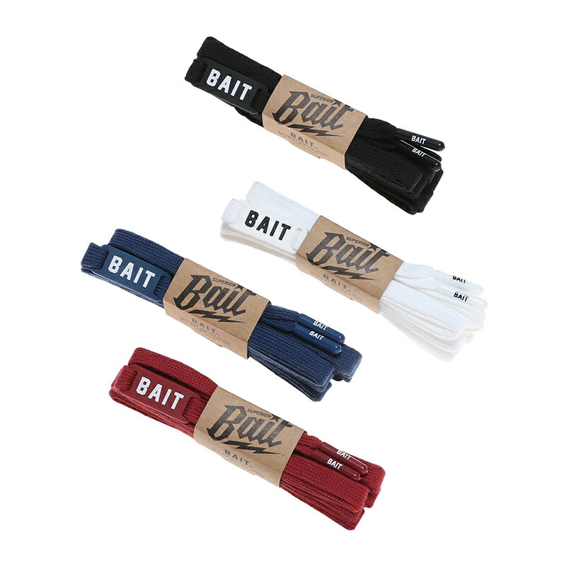 BAIT FLAT SHOELACE(216-BAT-OTH-001)【ベイト フラットシューレース】ユニセックス グッズ 靴紐 オリジナル商品 カラバリ ロゴ シンプ..