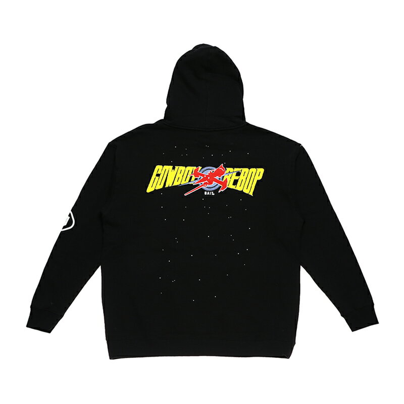 BAIT×COWBOY BEBOP SPACE CREW HDY(216-CBB-PRK-002)【ベイト×カウボーイビバップ スペースクルーフーディ】メンズ トップス パーカー 国内正規品 コラボアイテム SFアニメ サンライズ ソードフィッシュ