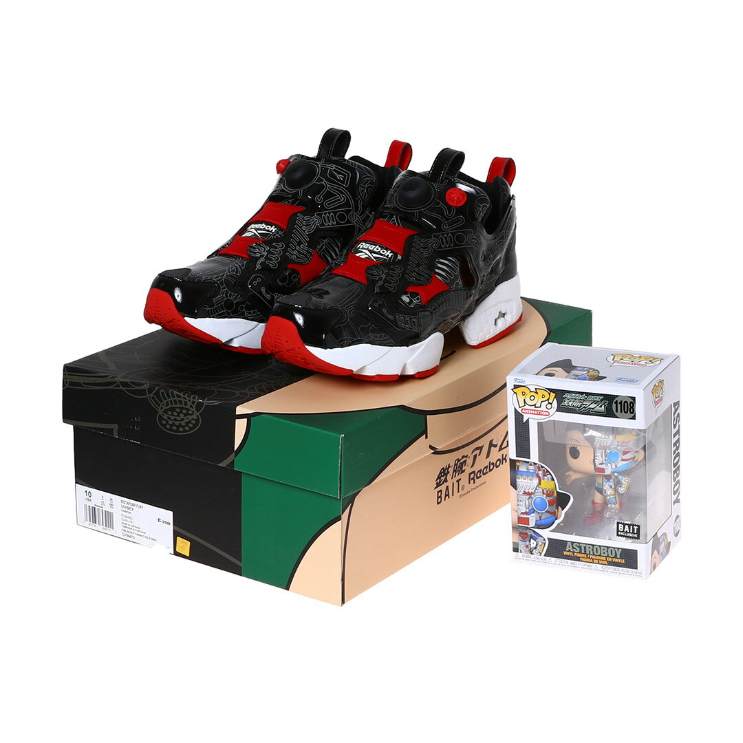 【限定セット】BAIT × ASTROBOY × Reebok INSTA PUMP FURY PACK(225-ASB-OTH-002)【ベイト×鉄腕アトム×リーボック インスタポンプフューリー セット】 国内正規品 コラボ スニーカー 26~30cm FUNKOPOP ファンコポップ トイ 手塚治虫 アストロボーイ マンガ