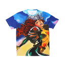 BAIT × X-MEN：ROGUE ALL OVER PRINT TEE(227-XMN-TEE-006)【ベイト×エックスメン ローグ オールオーバープリント】国内正規品 ユニセックス トップス Tシャツ 半袖 カジュアル ストリート M~XXL アメコミ マルチカラー MARVEL マーベル