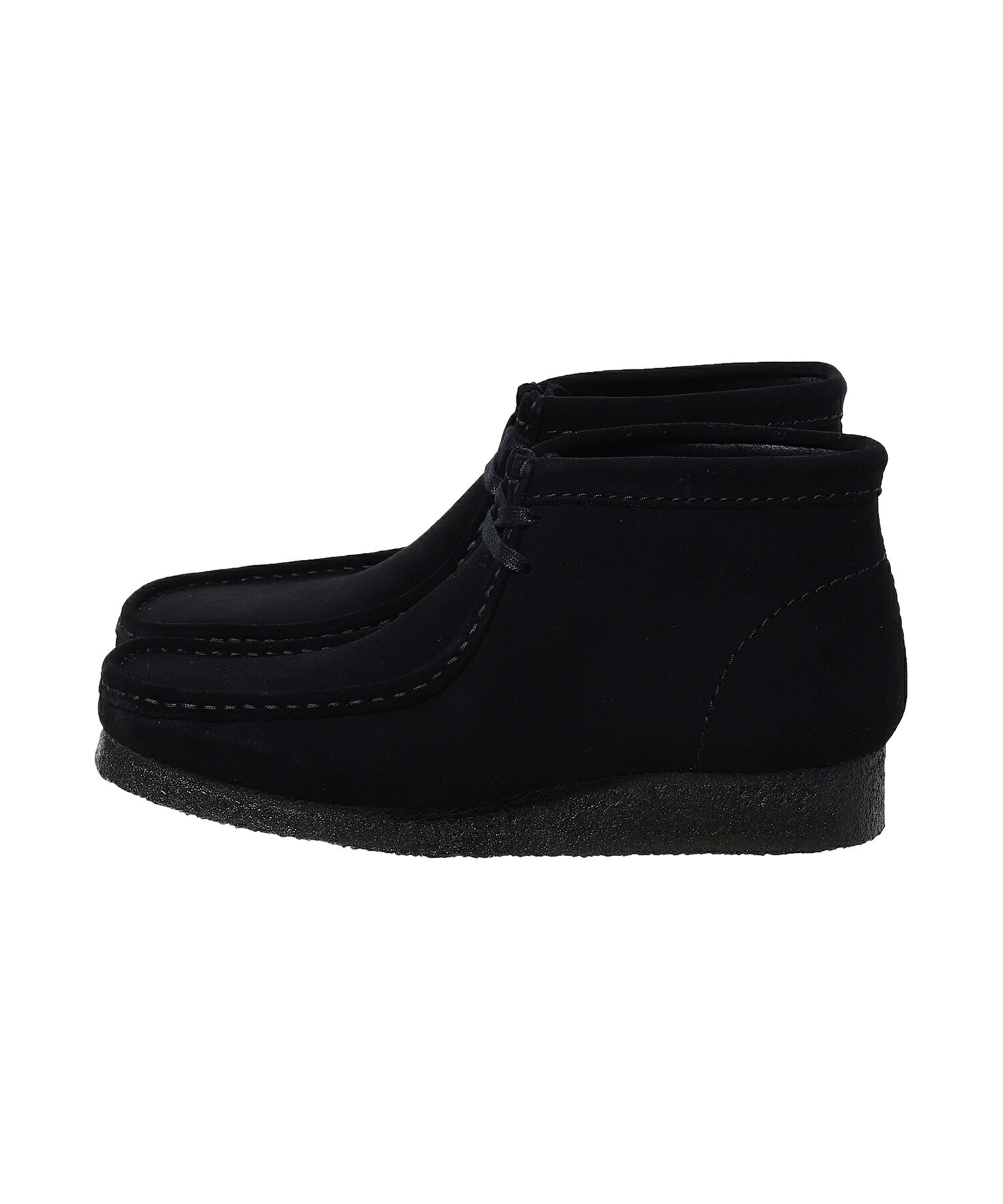 Clarks Wallabee Boot Black Sde - (26155517)【クラークス ワラビーブーツブラックスエード】正規品 メンズ モカシン アンクルブーツ フットウェア 靴 ミドルカット カジュアル シンプル ストリート ナチュラル 定番アイテム オールシーズン ブラック