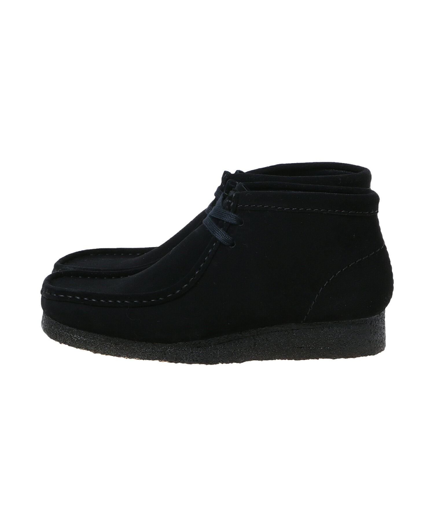 Clarks Wallabee Boot. Black Suede(26155521)ウィメンズ レディース シューズ フットウェア 靴 正規品 シンプル 定番アイテム 人気アイテム ストリート カジュアル 合わせやすい