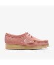 Clarks Wallabee. Blush Pink Suede(26175671)【クラークス ワラビー ブラッシュピンク スエード】正規品 レディース ウィメンズ モカシン ブーツ フットウェア 靴 ストリート カジュアル シンプル ナチュラル ローカット ピンク 23~24.5cm 新作 24SS