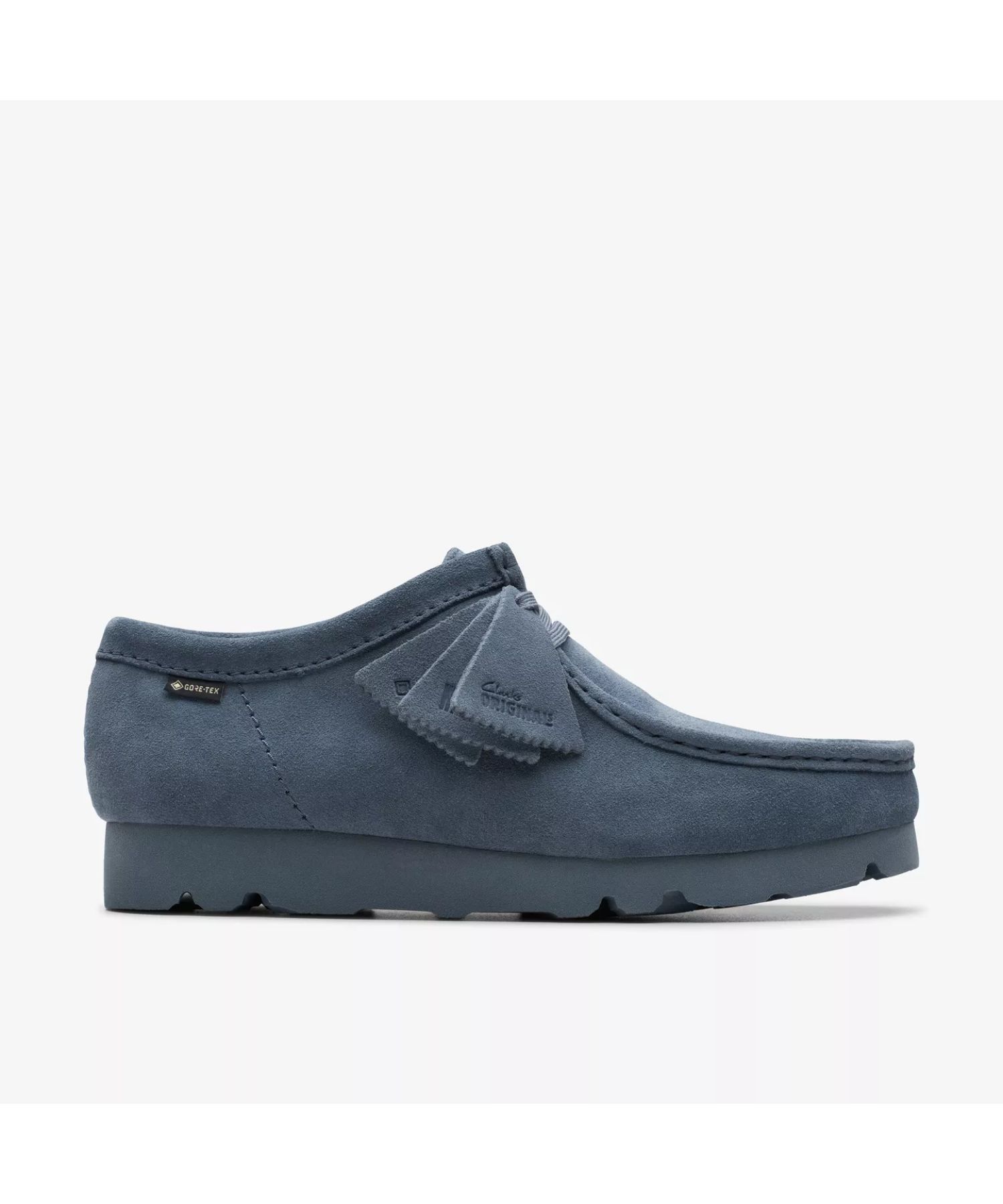 楽天BAITClarks Wallabee GTX Blue/Grey Sde（26176570）【クラークス ワラビー ゴアテックス ブルーグレー スエード】国内正規品 メンズ シューズ ブーツ モカシン フットウェア 靴 ストリート カジュアル シンプル 定番アイテム 防水 撥水 高機能 ブラック 25~28cm 24SS