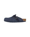 BIRKENSTCOK BOSTON EMBOSSED SUEDE(1025684)国内正規品 メンズ サンダル シューズ フットウェア サボサンダル カジュアル シンプル ストリート アウトドア インディゴ 25~28cm 新作 23FW AW