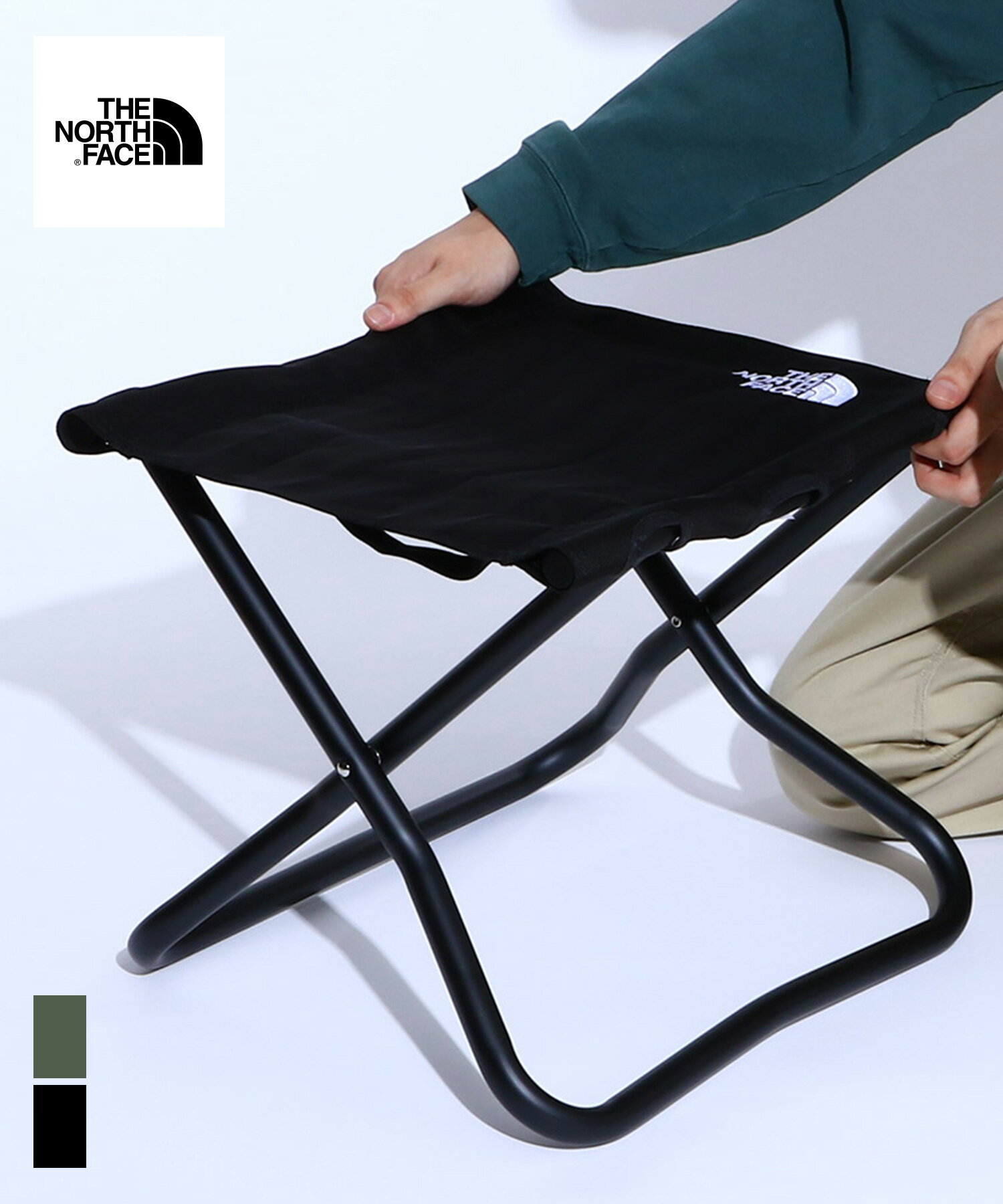 THE NORTH FACE Camp Stool(NN32200)【ノースフェイス キャンプスツール】国内正規品 グッズ 雑貨 折りたたみ チェア 椅子 イス キャンプ バーベキュー BBQ アウトドア インテリア カジュアル ストリート プレゼント