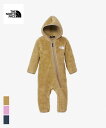 THE NORTH FACE B Sherpa Fleece Suit(NAB72309)【ザノースフェイス シェルパフリーススーツ】正規品 ベビー 赤ちゃん用 子供用 育児 ロンパース カバーオール 長袖 ロングスリーブ カジュアル ベージュ ネイビー ピンク Mサイズ 23AW 23FW 秋冬 新作