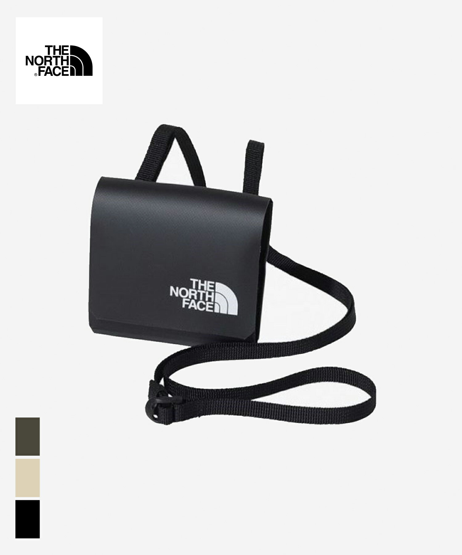 THE NORTH FACE Fieludens (R) Mini Holder (NM82017)国内正規品 バッグ ネックストラップ サブウォレット コインポケット カードホルダー 小物収納 アウトドア キャンプ ナイロン ブラック オリーブ ベージュ 24SP