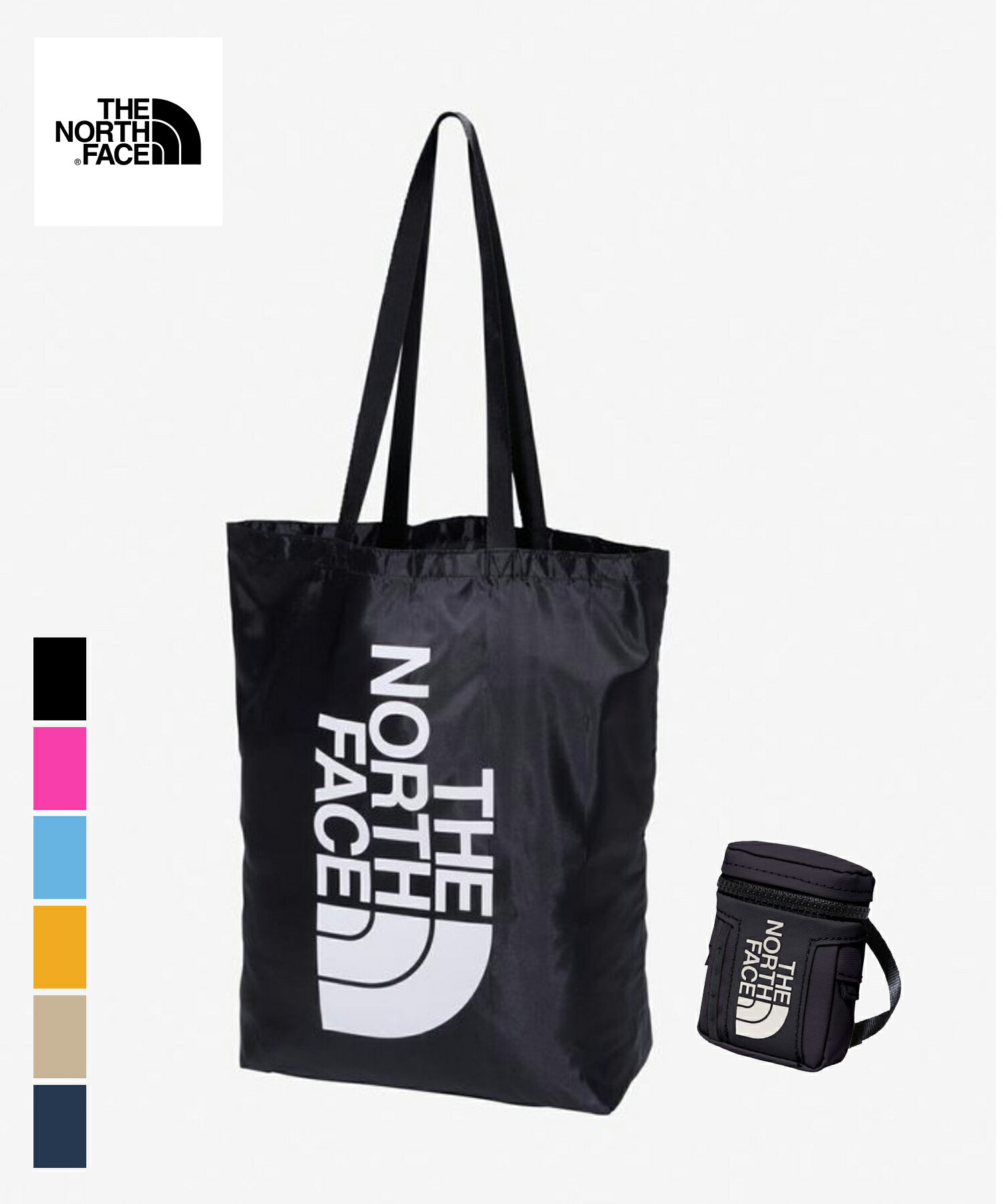 10％OFF　THE NORTH FACE BC Fuse Box Eco Tote (NN32328) 【ノースフェイス BCヒューズボックスエコトート】 国内正規品 バッグ カバン ミニポーチ キーホルダー サブバッグ お買い物 ポリエステル ブラック イエロー ベージュ ネイビー ブルー マルチカラー 24SP 24SS