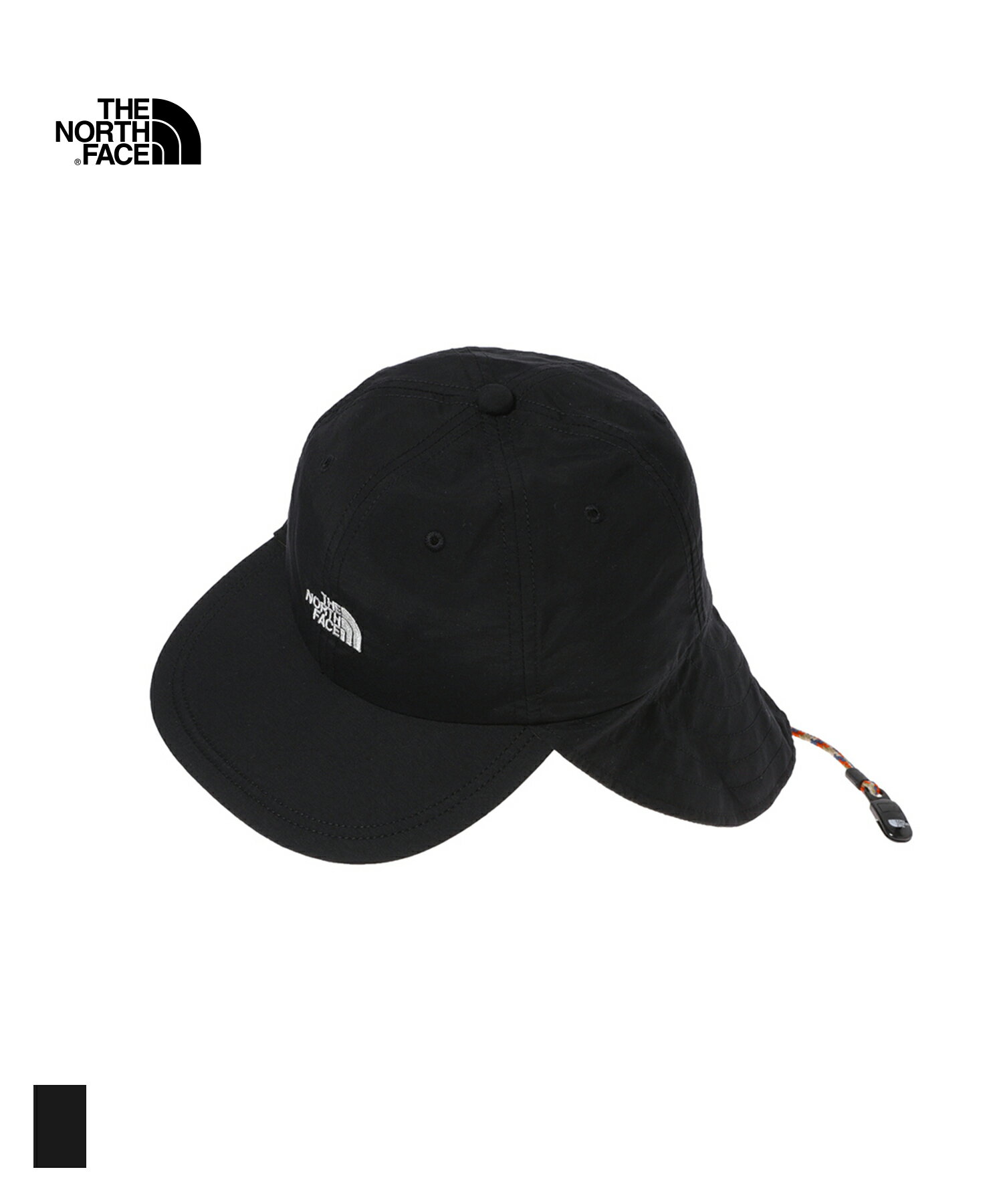 楽天BAITTHE NORTH FACE Kids Pohono Sunshield Cap（NNJ02102）【ノースフェイス ポホノサンシールドキャップ】国内正規品 キッズ 子ども用 ヘッドウェア 帽子 日よけ アウトドア カジュアル UVケア 紫外線 23SS 春夏 M~L ブルー ブラック/ベージュ