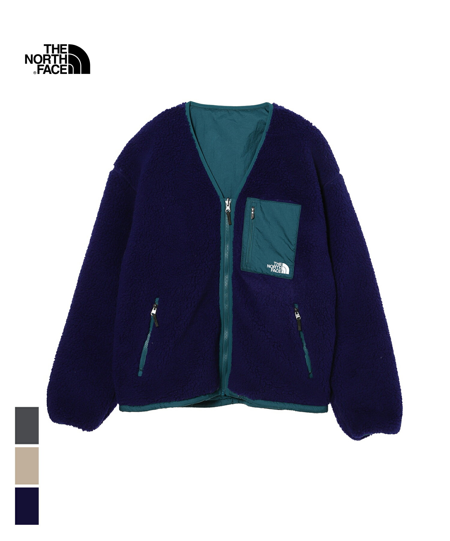 ノースフェイス カーディガン メンズ 30％OFF THE NORTH FACE Reversible Extreme Pile Cardigan(NP72334)【ノースフェイス リバーシブルエクストリームカーディガン】正規品 メンズ アウター ジャケット カジュアル ストリート ベージュ パープル オフホワイト チャコールグレー 23FW AW 秋冬