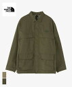 ノースフェイス THE NORTH FACE Geology Shirt(NR62360)【ノースフェイス ジオロジーシャツ】国内正規品 ユニセックス アウター JKT BDUジャケット カジュアル ストリート スポーティー シンプル ミリタリー 秋冬 ブラック ベージュ オリーブ S~XL 23FW