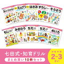 七田式 知力ドリル 2歳 3歳 10冊セット ドリル 七田式知力ドリル 幼児七田式 人気 子供 子供用 学習 教育 知育 知能 勉強 お勉強 幼児ドリル 知育ド...
