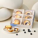 ギフト 父の日 チーズタルト 6P BOX〈オリジナルチーズタルト 3個・ブルーベリーチーズタルト 3個〉 BAKE CHEESE TART2025 ギフト 個...