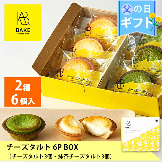 【公式】BAKE CHEESE TART チーズタルト6P 