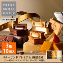 ギフト お中元 夏ギフト バターサンドプレミアム 3種詰合せ 〈ヘーゼルナッツ・バニラ・チーズ〉10個入 PRESS BUTTER SAND【のし無料】【公式】2025 ギフト 個包装 プチギフト お配り お取り寄せ プレゼント 高級 手土産 お菓子 スイーツ 洋菓子 焼き菓子 詰め合わせ