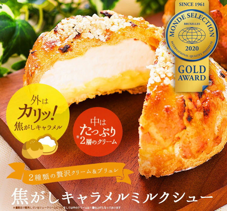 焦がしシュー〈キャラメルミルク×5個〉【冷凍便】ベイクドマジック BAKED MAGIC スイーツ お土産 プレゼントお中元ギフト お中元 クリスマス 冬ギフト お歳暮 御歳暮 冬ギフト バレンタイン ホワイトデー お返し 母の日 父の日