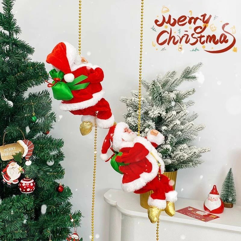 🎅【★絶妙なデザイン】 電動クライミングサンタクロースは、ミニサックを背負った陽気な表情で、はしごを登ったり、音楽を聴きながら降りたりすることができます。 真っ赤な色は、サンタクロースをあなたのクリスマスツリーで最も魅力的な装飾の1つにします。 🎅【★耐久性がいい】 高品質のプラスチックとフランネルでできており、耐久性があり、損傷しにくく、長期間使用でき、非常に安全に使用できるため、安全性を心配する必要はありません。 良いクリスマスのおもちゃであり、子供のための理想的なクリスマスプレゼントです。 🎅【★幅広い用途】 クリスマスツリーに吊るしたり、室内の家の装飾にぴったりのサイズで、お祭りの雰囲気を演出するのに最適なアクセサリーです。 クリスマスプレゼントとして、お家を飾ったり、お祭りの雰囲気を盛り上げたりするだけでなく、お子さまへのクリスマスプレゼントとしても最適です。 その完璧なサイズは、クリスマスツリーにぶら下がったり、パーティーの屋内外の装飾に非常に適しています。 🎅【★取り付けが簡単】 電動サンタクロースクライミングラダーは取り付けが簡単で、手間をかけずに数秒で完了できます。 30日安心保証・安心利用 ◇保証期間：到着日から30日以内にご連絡ください ※お客様ご都合の交換と返品は、お承っておりませんのであらかじめご了承ください。 ※ご注文の商品が「不具合がある」など当社原因による場合には、 ※商品到着後「30日以内」に電話もしくはメールにて ※ご連絡いただいた商品は交換または返品を受け付けさせていただきます。 ◇お客様都合によるキャンセル（商品発送前）◇ ご注文から30分以内は、理由の有無を問わず購入履歴からキャンセルすることが可能です。 なお、当店では、ご注文から30分以上過ぎた場合、お客様都合によるキャンセルは承っておりません。 あらかじめご了承ください。 ◇ 配送方法について ◇ ※ 発送後のキャンセル・送付先の変更はできません。 ※ 届かない場合や、転居による紛失に関しての補償は一切ありません。 ご注文前に、送付先に誤りがないか、部屋番号抜け等がないかを必ずご確認ください。 ※ 長期不在・表札がない・表札や郵便受けに書かれたお名前がご注文者のお名前と異なる場合、 お届けができず自動的に返送となる場合がございます。 返送された場合、返送・再配達にかかる送料はお客様負担となります。ご了承ください。 ◇ 注意事項 ◇ ※ ご利用のモニターによって、実物とすこし異なる色に表示される場合がございます。 ※ 全商品、北海道・沖縄・離島は別途 送料が掛かります。 ※ ラッピング対応しておりませんので、ご了承ください。 ※ 説明書は日本語化されていません。 ※輸入品の為予告なくパッケージや仕様が多少変更される場合があります。 ご了承ください。 ※本商品は新品未使用品ですが、輸入品のため、汚れや傷・ムラがある場合がございます。ご了承ください。 検索関連ワード：（本商品の説明ではありません） スイッチ付きで音楽をコントロール可能 耐久性抜群、色落ちにくい 子供を喜ばせる電動サンタクロースおもちゃ クリスマス飾り サンタクロース 装飾 ロープサンタクロース サンタ人形 はしごサンタクロース インテリア飾り クリスマスツリ クリスマス サンタ 登るサンタクロース おしゃれ 店飾り おもしろ雑貨 子供プレゼント おもちゃ 癒し系 お祝い プレゼント クリスマス飾り サンタクロース 装飾 ロープサンタクロース サンタ人形 はしごサンタクロース インテリア飾り クリスマスツリ クリスマス サンタ 登るサンタクロース おしゃれ 店飾り おもしろ雑貨 子供プレゼント おもちゃ 癒し系 お祝い プレゼント🎅【★絶妙なデザイン】 電動クライミングサンタクロースは、ミニサックを背負った陽気な表情で、はしごを登ったり、音楽を聴きながら降りたりすることができます。 真っ赤な色は、サンタクロースをあなたのクリスマスツリーで最も魅力的な装飾の1つにします。 🎅【★耐久性がいい】 高品質のプラスチックとフランネルでできており、耐久性があり、損傷しにくく、長期間使用でき、非常に安全に使用できるため、安全性を心配する必要はありません。 良いクリスマスのおもちゃであり、子供のための理想的なクリスマスプレゼントです。 🎅【★幅広い用途】 クリスマスツリーに吊るしたり、室内の家の装飾にぴったりのサイズで、お祭りの雰囲気を演出するのに最適なアクセサリーです。 クリスマスプレゼントとして、お家を飾ったり、お祭りの雰囲気を盛り上げたりするだけでなく、お子さまへのクリスマスプレゼントとしても最適です。 その完璧なサイズは、クリスマスツリーにぶら下がったり、パーティーの屋内外の装飾に非常に適しています。 🎅【★取り付けが簡単】 電動サンタクロースクライミングラダーは取り付けが簡単で、手間をかけずに数秒で完了できます。 30日安心保証・安心利用 ◇保証期間：到着日から30日以内にご連絡ください ※お客様ご都合の交換と返品は、お承っておりませんのであらかじめご了承ください。 ※ご注文の商品が「不具合がある」など当社原因による場合には、 ※商品到着後「30日以内」に電話もしくはメールにて ※ご連絡いただいた商品は交換または返品を受け付けさせていただきます。 ◇お客様都合によるキャンセル（商品発送前）◇ ご注文から30分以内は、理由の有無を問わず購入履歴からキャンセルすることが可能です。 なお、当店では、ご注文から30分以上過ぎた場合、お客様都合によるキャンセルは承っておりません。 あらかじめご了承ください。 ◇ 配送方法について ◇ ※ 発送後のキャンセル・送付先の変更はできません。 ※ 届かない場合や、転居による紛失に関しての補償は一切ありません。 ご注文前に、送付先に誤りがないか、部屋番号抜け等がないかを必ずご確認ください。 ※ 長期不在・表札がない・表札や郵便受けに書かれたお名前がご注文者のお名前と異なる場合、 お届けができず自動的に返送となる場合がございます。 返送された場合、返送・再配達にかかる送料はお客様負担となります。ご了承ください。 ◇ 注意事項 ◇ ※ ご利用のモニターによって、実物とすこし異なる色に表示される場合がございます。 ※ 全商品、北海道・沖縄・離島は別途 送料が掛かります。 ※ ラッピング対応しておりませんので、ご了承ください。 ※ 説明書は日本語化されていません。 ※輸入品の為予告なくパッケージや仕様が多少変更される場合があります。 ご了承ください。 ※本商品は新品未使用品ですが、輸入品のため、汚れや傷・ムラがある場合がございます。ご了承ください。 検索関連ワード：（本商品の説明ではありません） スイッチ付きで音楽をコントロール可能 耐久性抜群、色落ちにくい 子供を喜ばせる電動サンタクロースおもちゃ クリスマス飾り サンタクロース 装飾 ロープサンタクロース サンタ人形 はしごサンタクロース インテリア飾り クリスマスツリ クリスマス サンタ 登るサンタクロース おしゃれ 店飾り おもしろ雑貨 子供プレゼント おもちゃ 癒し系 お祝い プレゼント クリスマス飾り サンタクロース 装飾 ロープサンタクロース サンタ人形 はしごサンタクロース インテリア飾り クリスマスツリ クリスマス サンタ 登るサンタクロース おしゃれ 店飾り おもしろ雑貨 子供プレゼント おもちゃ 癒し系 お祝い プレゼント