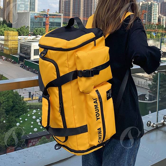 3way ボストンバッグ リュック 大容量 約60L 軽い ショルダーバッグ 修学旅行 バッグ 林間学校 メンズ レディース 合宿 キャンプ 1〜2泊 男子 女子 学生 高校生 大人 スポーツバッグ 旅行バッグ bakka-10003783 バッカ サンプル画像2