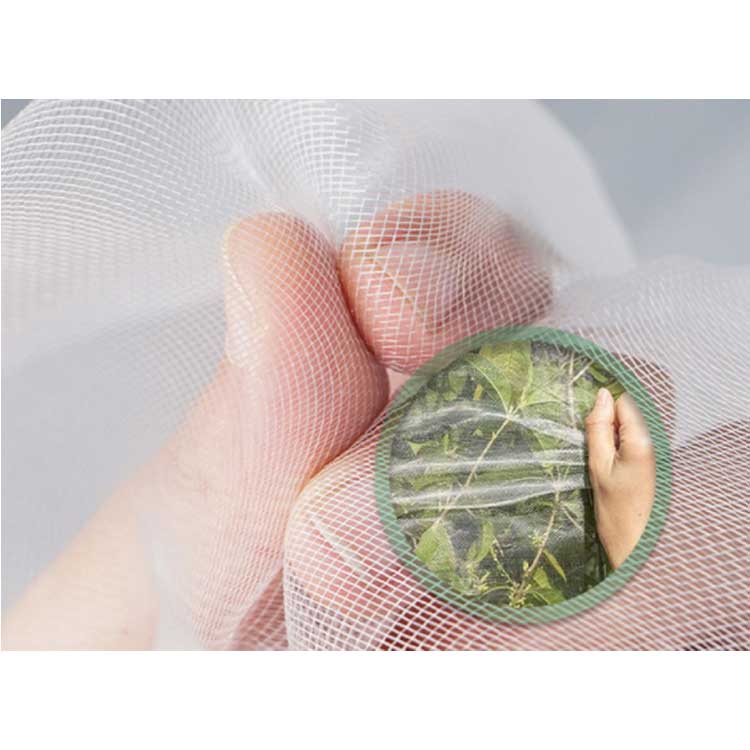 バッカの防虫ネット ファスナー付 植物保護カバー 300x300cm プランター用 虫よけカバー 果樹栽培 野菜 植物保護袋 虫よけネット 防虫網 鳥よけ ネット 虫害対策 メッシュ 防鳥ネット 菜園プランター用 レモン ブルーベリー きゅうり 枝豆 トマト 虫除けネット｜アングル3