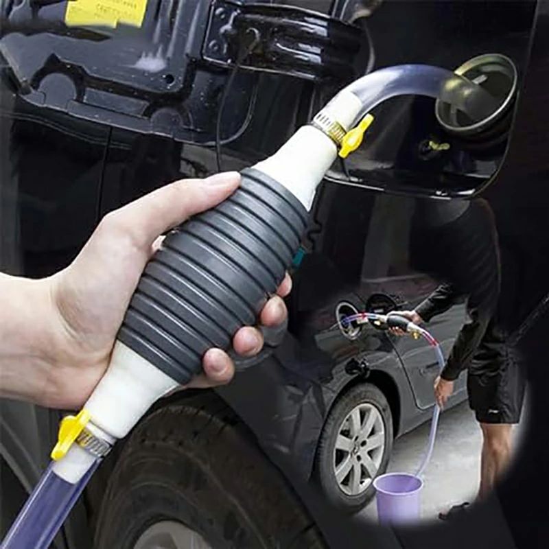 各車種、刈払機、チェンソーなどのガソリン取付け　金魚鉢日常水槽交換など　いろいろな場合が対応します 使用範囲は大きいです 軽くて持ち運びが容易で、収納便利です　さまざまな車両に最適です 耐酸性、耐アルカリ性のゴム製ハンドポンプです　使いやすくて、寿命が長いです
