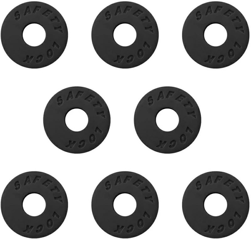 8個セット ギターストラップ ロック シリコン製 ギター ストラップ止め ストラップ ロック ストラップロック ロックピン ストラップピン 楽器パーツ 落下防止