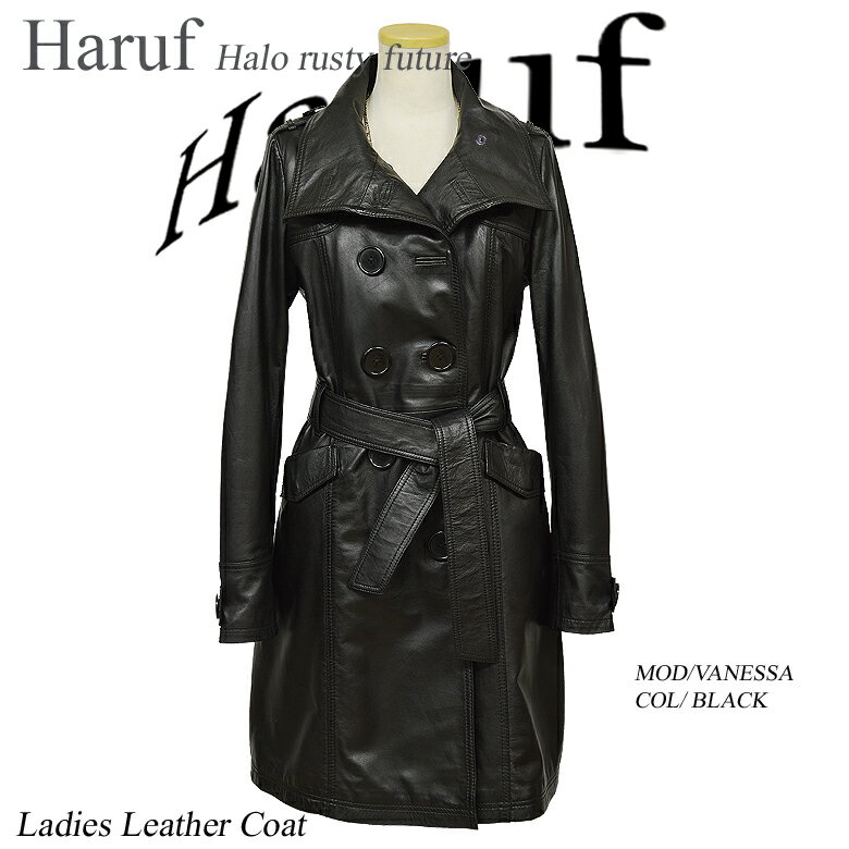 ラムレザーコート ロングコート レディース レザージャケット 本革 羊革 秋冬 レッド 赤 レディースアウター vanessared
