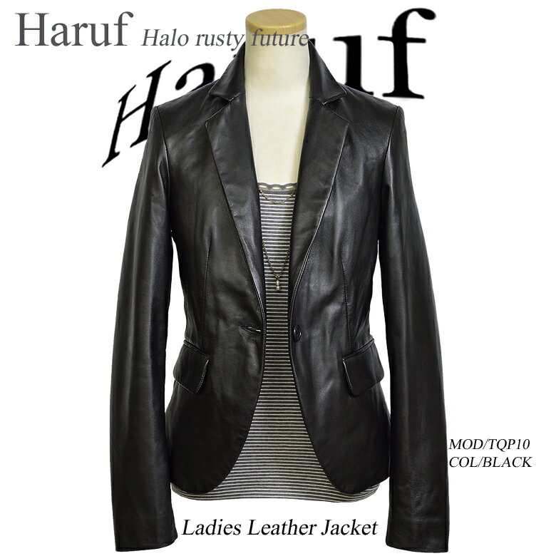 革ジャン テーラードジャケット レディース 本革 レザージャケット ラムレザー ブレザー レディースアウター ママ 秋 冬 黒 tqp10bk
