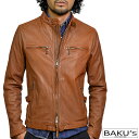 レザージャケット 革ジャン メンズ 本革 ライダースジャケット シングルライダース ブルゾン ジャケット ダブルライダース 大きいサイズ メンズアウター 秋 冬 キャメル us117cam