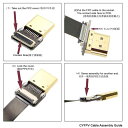 CY CYFPVHDMI HDMI タイプA オスコネクター 標準ストレート FPV HDTV マルチコプター 航空写真用(2)