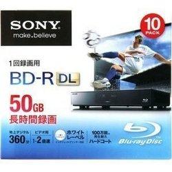 SONY 録画用ブルーレイディスクBD-R DL 1-2倍速対応 50GB 10枚パック 10BNR2VXPS2 SONY 録画用ブルーレイディスクBD-R DL 1-2倍速対応 50GB 10枚パック 10BNR2VXPS2
