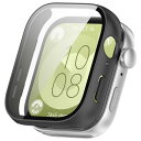 GYOKUYU For HUAWEI watch Fit3 保護カバー +ガラスフィルム ファーウェイウォッチFit 3体型ケース HUAWEI watch Fit3 ケース 防塵 ガラス素材 PC素材 薄型 軽量 飛散防止保護ケース(クリア)