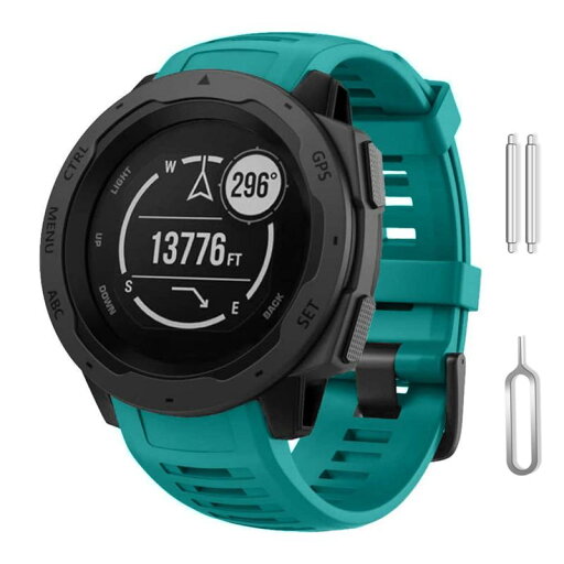 WUWOCJ 22MM バンド適応 ガーミン Instinct/Instinct Tide/Instinct Tactical 交換ベルト 柔らかいシリコン スポーツバンド 防水防汗 WUWOCJ 22MM バンド適応 ガーミン Instinct/Instinct Tide/Instinct Tactical 交換ベルト 柔らかいシリコン スポーツバンド 防水防汗