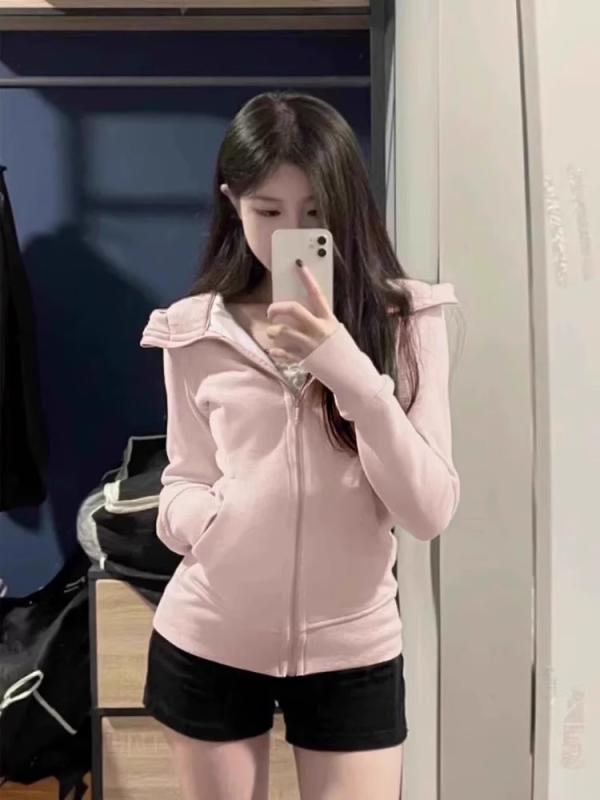 カジュアル ゆったり 長袖 トップス 秋冬 パンツ 女性用 グレーの スリムフィット スウェットシャツ ジ..