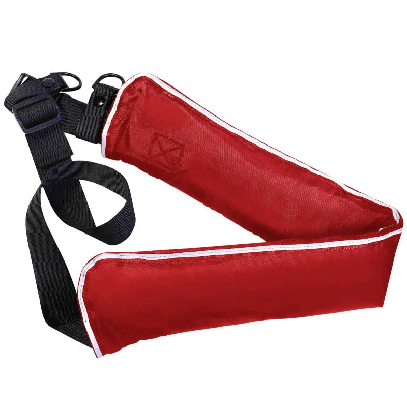 ライフジャケット ベルト 釣り 自動 手動 膨張 (赤 自動膨張)