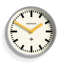 NEWGATE® 荷物掛け時計 - メタルクロック - アナログ壁掛け時計 - レトロ時計 - キッチン壁掛け時計 - ラウンドウォールクロック 英国デザインステーションクロック